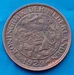 1 cent 1929 - Wilhelmina, Verzenden, Koningin Wilhelmina, 1 cent, Losse munt