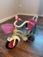 Fietsje voor babypop incl helm, Kinderen en Baby's, Speelgoed | Poppen, Ophalen, Zo goed als nieuw, Babypop