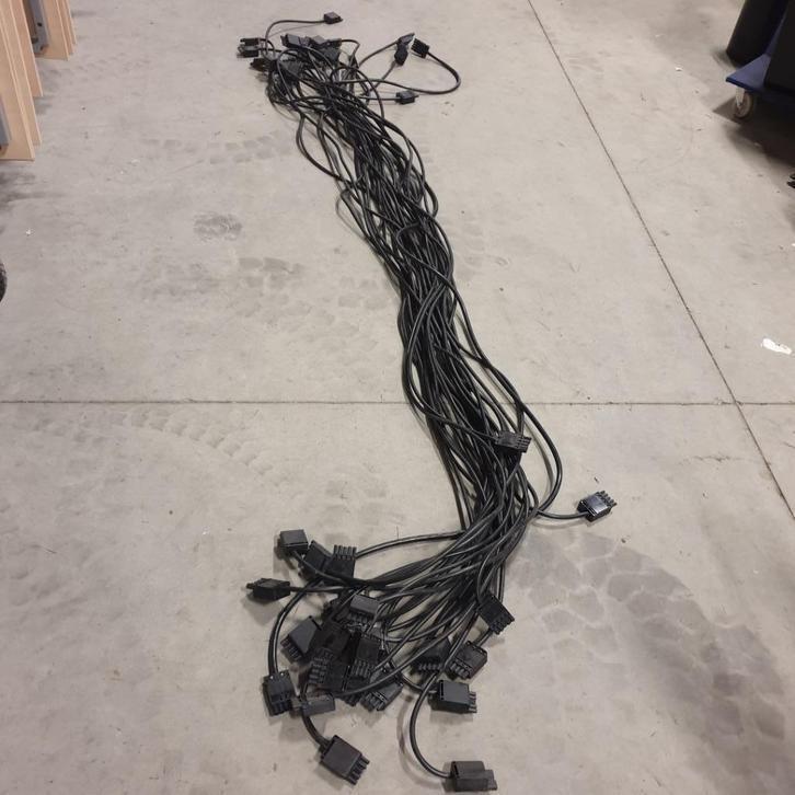 22 stuks wieland koppelsnoer 5-polig aansluitsnoer GST18i5, Huis en Inrichting, Lampen | Hanglampen, Gebruikt, Minder dan 50 cm