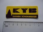 sticker oud KAYABA Schokbreker KYB motorcross cross motor, Verzenden, Zo goed als nieuw