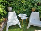 2 moderne design lounge  tuinstoelen  ikea, Ophalen, Zo goed als nieuw, Kunststof, Stapelbaar
