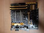 Asus A88XM Plus met A10-7850K cpu en itx koeler, Computers en Software, Moederborden, Gebruikt, DDR3, Ophalen of Verzenden, Micro-ATX