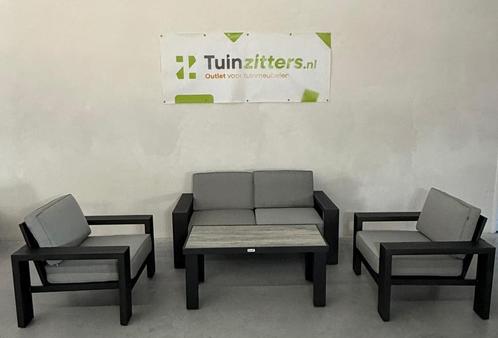 Hartman Titan 4-delige loungeset, Tuin en Terras, Tuinsets en Loungesets, Nieuw, Loungeset, Aluminium, 5 zitplaatsen, Bank, Stoel