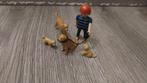 playmobil golden retriever familie 5209 riem kapot en bal mi, Ophalen of Verzenden, Gebruikt