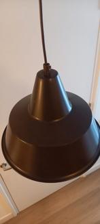 vintage metalen bruin hanglampje, Huis en Inrichting, Ophalen of Verzenden, Gebruikt, Minder dan 50 cm