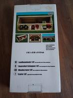 Kids Globe 3 vaks houten landbouw loods 1/87, Ophalen of Verzenden, Nieuw, Overige typen