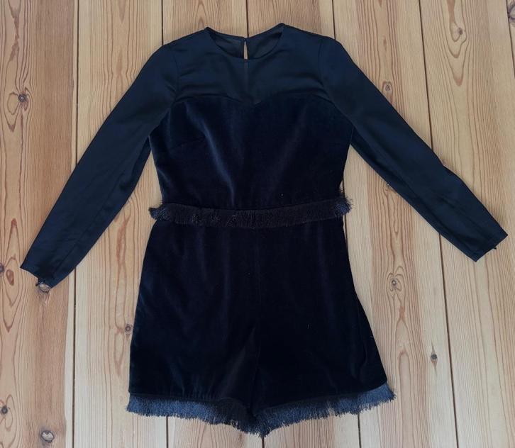 Ted Baker Playsuit - Zwart - Maat 2 / Small Maat 36 - Nieuw, Kleding | Dames, Jumpsuits, Nieuw, Maat 36 (S), Zwart, Ophalen of Verzenden