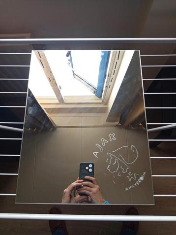 Ajax plafonnière en spiegel (gegraveerd) beschikbaar voor biedingen