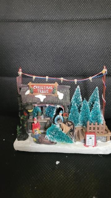 kerstdorp kerstbomen kraam beschikbaar voor biedingen