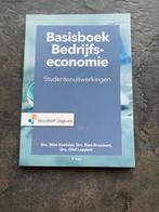 Basisboek bedrijfseconomie, studenten uitwerkingen, Ophalen, Zo goed als nieuw