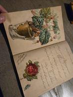 Nederlands poesie album 1916 vol poesieplaatjes bijzonder, Ophalen of Verzenden, Gebruikt