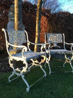 Prachtige set antieke metalen tuinstoelen!, Antiek en Kunst, Ophalen