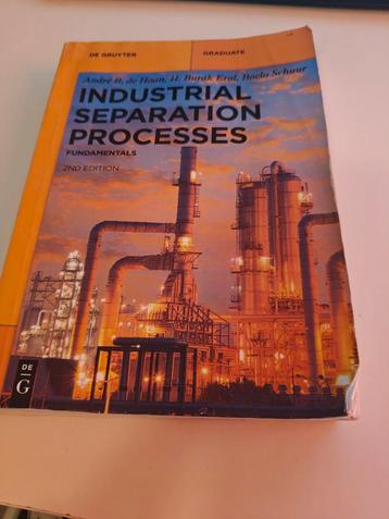 Industrial Separation Processes - 2nd Edition beschikbaar voor biedingen
