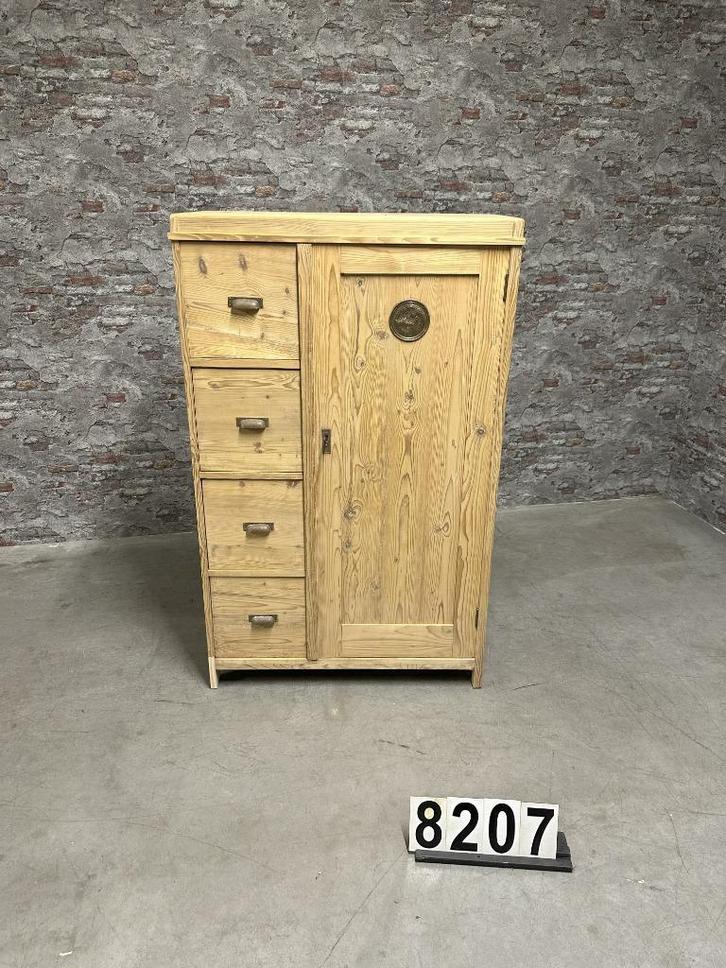 Antiek grenen broodkast | kast nr8207, Antiek en Kunst, Antiek | Meubels | Kasten, Ophalen of Verzenden