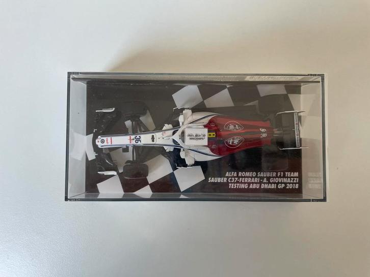 Alfa Romeo Sauber C37-Ferrari 2018 Minichamps 1:43, Hobby en Vrije tijd, Modelauto's | 1:43, Nieuw, Auto, MiniChamps, Ophalen of Verzenden