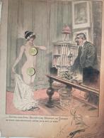 Aquarel met aan 2 zijden een afbeelding, Ophalen of Verzenden