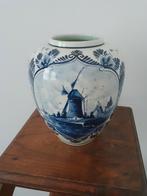 Te koop vaas Delfts blauw molen, Ophalen