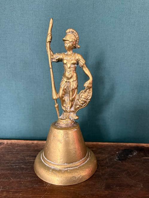 Antieke Bronzen Bel Romeinse Soldaat, Antiek en Kunst, Antiek | Koper en Brons, Brons, Ophalen of Verzenden