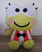 Keroppi knuffel groot sanrio kikker kawaii hello kitty 2011, Ophalen of Verzenden, Zo goed als nieuw, Kikker