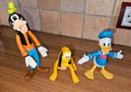 Disney figuren 3x vintage collectors item, Donald Duck, Ophalen of Verzenden, Zo goed als nieuw, Beeldje of Figuurtje