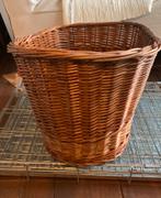 Rieten Mand voor op bagagedrager, Ophalen, Gebruikt