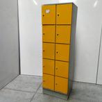 10-deurs Oostwoud lockerkast met schade - 195x60x50 cm, Gebruikt