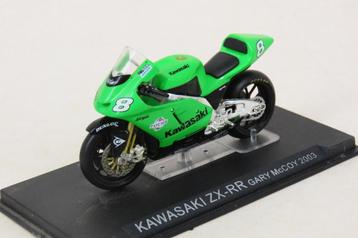 59913: Kawasaki ZX-RR - Gary McCoy - 2003 - Atlas 1:24 beschikbaar voor biedingen
