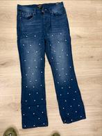 Donkerblauwe jeans met parels - boohooMAN unisex, Kleding | Dames, Spijkerbroeken en Jeans, Ophalen of Verzenden, Zo goed als nieuw