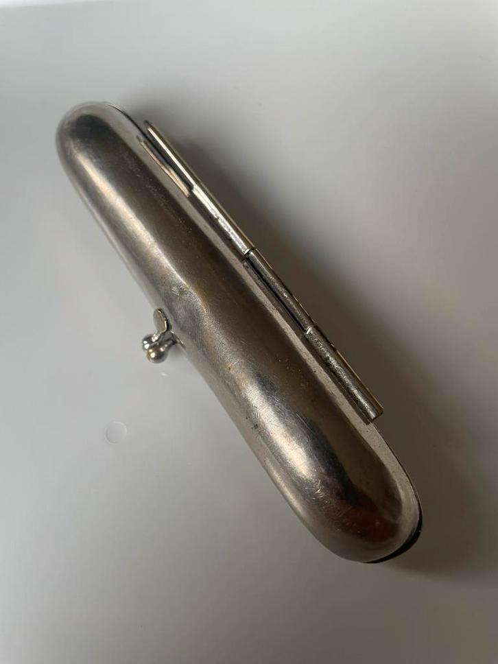 Art Deco sigarenbox, sigaren etui, sigarendoosje, Verzamelen, Rookartikelen, Aanstekers en Luciferdoosjes, Gebruikt, Ophalen of Verzenden