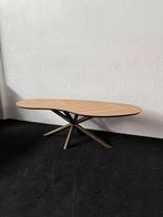 Ovale houten eettafel, 100 tot 150 cm, Zo goed als nieuw, Minder dan 50 cm, Ovaal