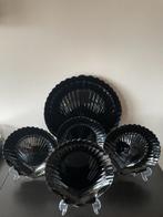 Vintage 5-delige ARCOROC Schelpen Servies Serveerschalen 80s, Huis en Inrichting, Keuken | Servies, Gebruikt, Ophalen of Verzenden