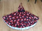 rock n roll jurk, swingdress, Maat 38/40 (M), Ophalen of Verzenden, Knielengte, Gedragen