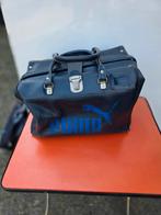 Vintage Puma Dokterstas met Riem, Gebruikt, 20 tot 30 cm, Blauw, Minder dan 40 cm