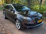Audi Q7 3.0 TDI S-line Quattro Volle uitvoering EURO6, Auto's, Automaat, Bruin, Diesel, Particulier