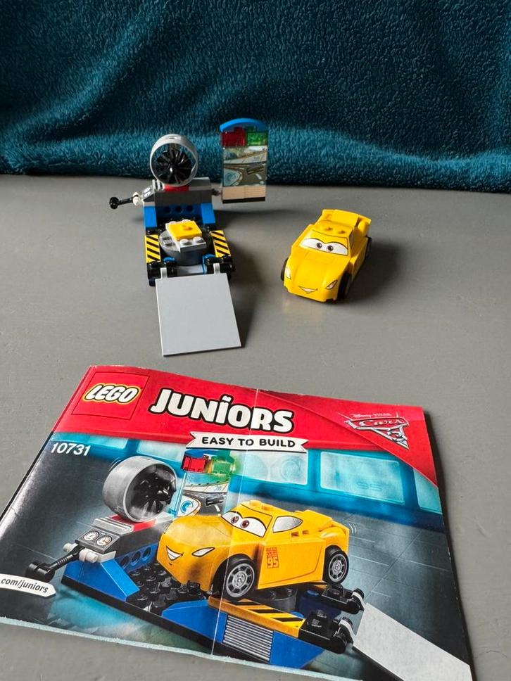 Lego Junior, cruz ramirez, Cars, Kinderen en Baby's, Speelgoed | Duplo en Lego, Zo goed als nieuw, Lego, Complete set, Ophalen of Verzenden