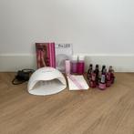 Pink Gellac set met LED lamp, tools en nagellak, Ophalen, Overige kleuren, Zo goed als nieuw, Handen en Nagels