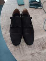 Cavallaro Napoli Suède Gespschoen M46 Nieuw, Zwart, Nieuw, Ophalen of Verzenden, Gespschoenen