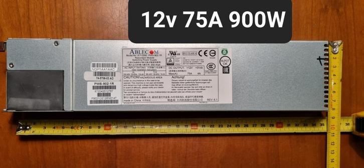 12v voeding 75A 900Watt geschakelde voeding, Hobby en Vrije tijd, Elektronica-componenten, Zo goed als nieuw, Ophalen of Verzenden