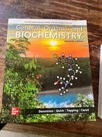 General, organic and biochemistry, Boeken, Ophalen of Verzenden, Nieuw, HBO, Mc graw hill
