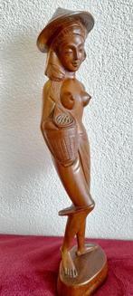 Balinese Dame 47 cm coromandelhout, Antiek en Kunst, Verzenden