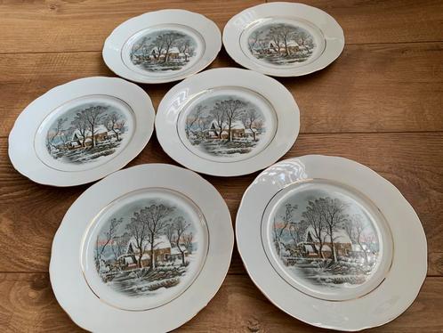 Porseleinen borden - Crown Bavaria Germany Porcelain - Avon, Antiek en Kunst, Antiek | Servies compleet, Ophalen of Verzenden