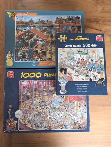 3 puzzels van Haasteren en That's life beschikbaar voor biedingen
