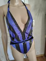 Vintage badpak, Kleding | Dames, Verzenden, Zwart, Badpak, Zo goed als nieuw