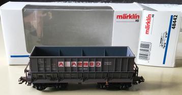MäRKLIN H0 # 48442 ERTS TRANSPORT WAGEN  CFL GRIJS 1997 N OV beschikbaar voor biedingen