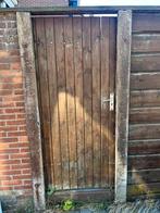TEAB Houten tuinpoort 2e hands, Ophalen, Gebruikt, Hout, 1 tot 2 meter