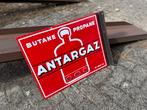Antargaz Emaille Reclamebord Butaan Propaan, Ophalen of Verzenden