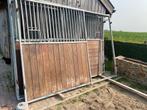 Schot paardenstal met schuifdeur, Dieren en Toebehoren, Stalling en Weidegang, Toebehoren, 1 paard of pony