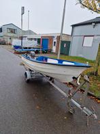 Tekoop visboot, Watersport en Boten, Tot 10 pk, Ophalen of Verzenden, 3 tot 6 meter, Buitenboordmotor
