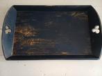 Donkerblauw dienblad, Ophalen of Verzenden