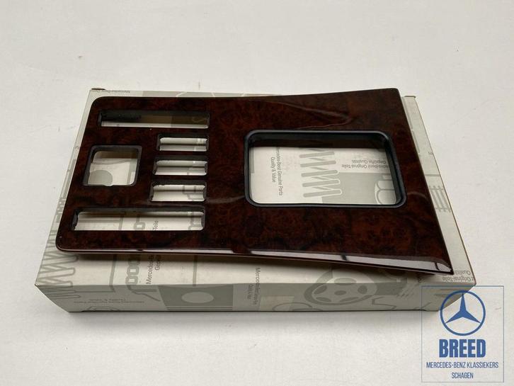 NOS Middenconsoleafdekking wortelnotenhout Mercedes W126, Auto-onderdelen, Interieur en Bekleding, Mercedes-Benz, Nieuw, Ophalen of Verzenden